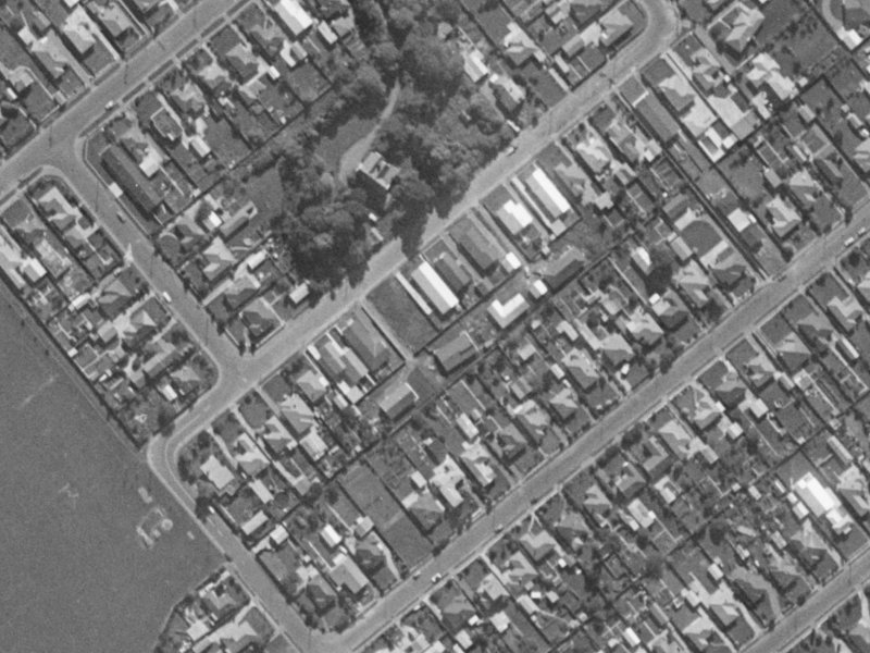 43 Cedars Street from the air, 1970-1974