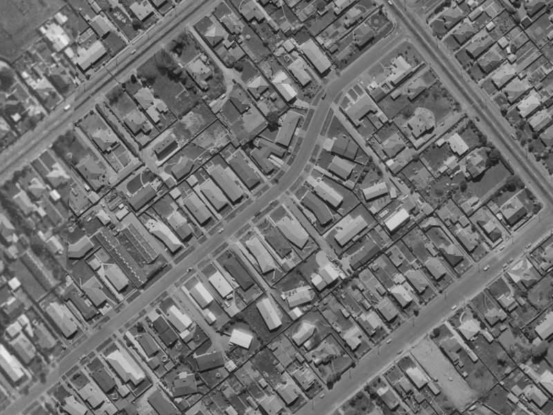 94A Roberta Drive from the air, 1970-1974