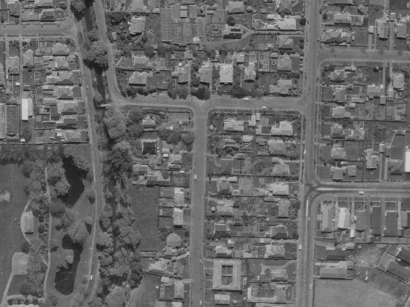 3 Kowhai Terrace from the air, 1970-1974