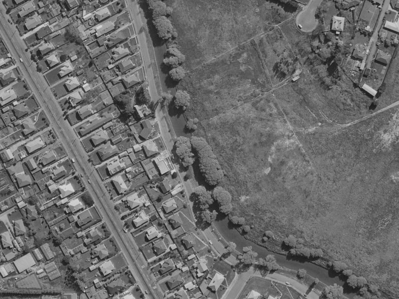 330 Riverlaw Terrace from the air, 1970-1974