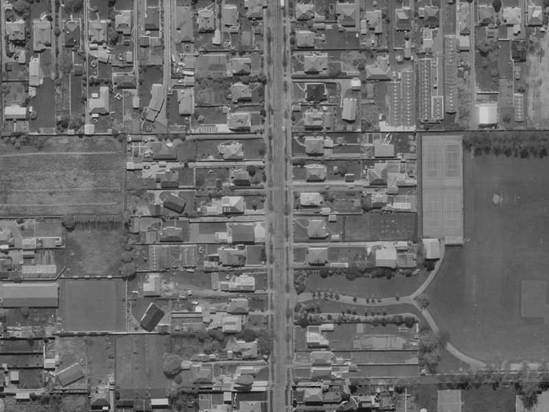 34 Norwood Street from the air, 1970-1974
