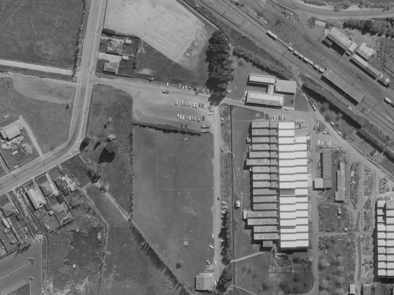 8 Foundry Drive from the air, 1970-1974