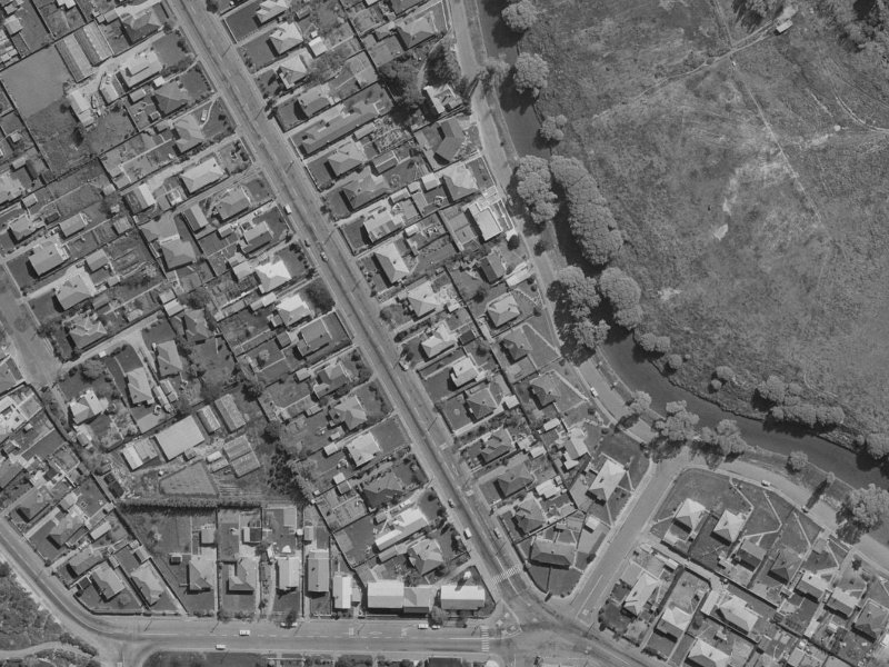 16 Wilsons Rd S from the air, 1970-1974