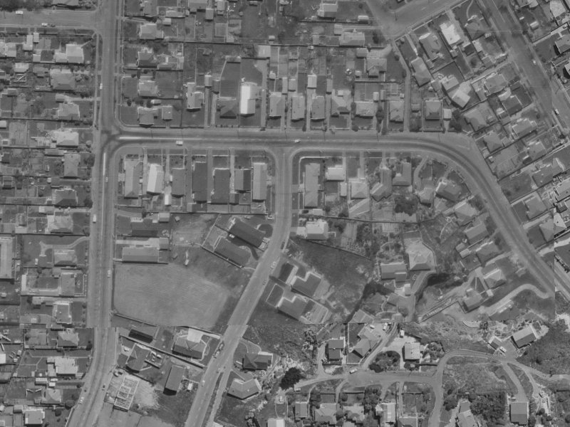3 Parklands Drive from the air, 1970-1974