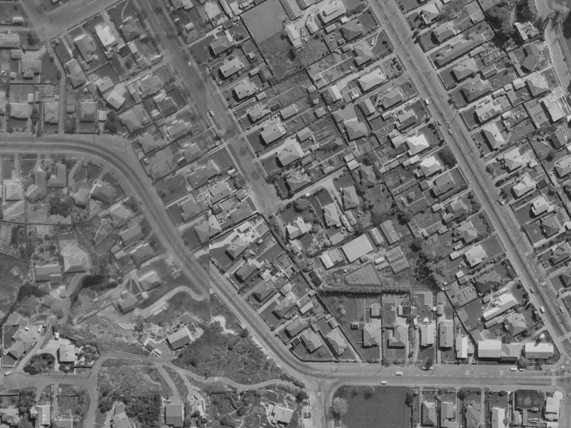59 Ngaio Street from the air, 1970-1974