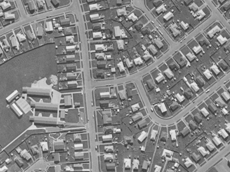 4 Herdman Street from the air, 1970-1974