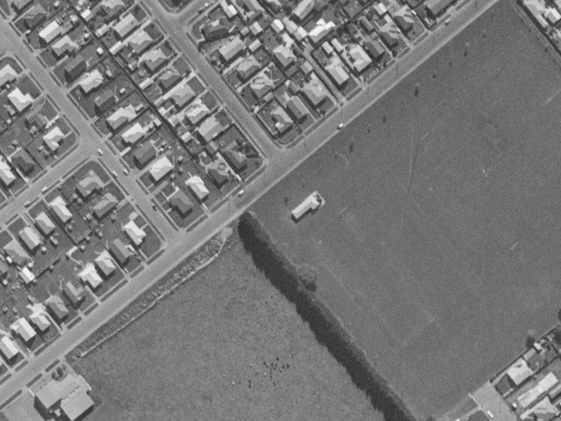 65 Mathers Road from the air, 1970-1974