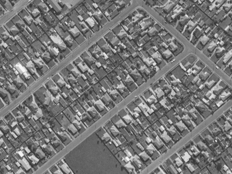 16 Samuel Street from the air, 1970-1974