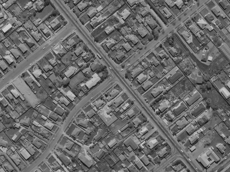 131 Barrington Street from the air, 1970-1974