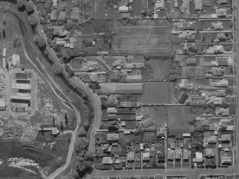 23 Norwood Street from the air, 1970-1974