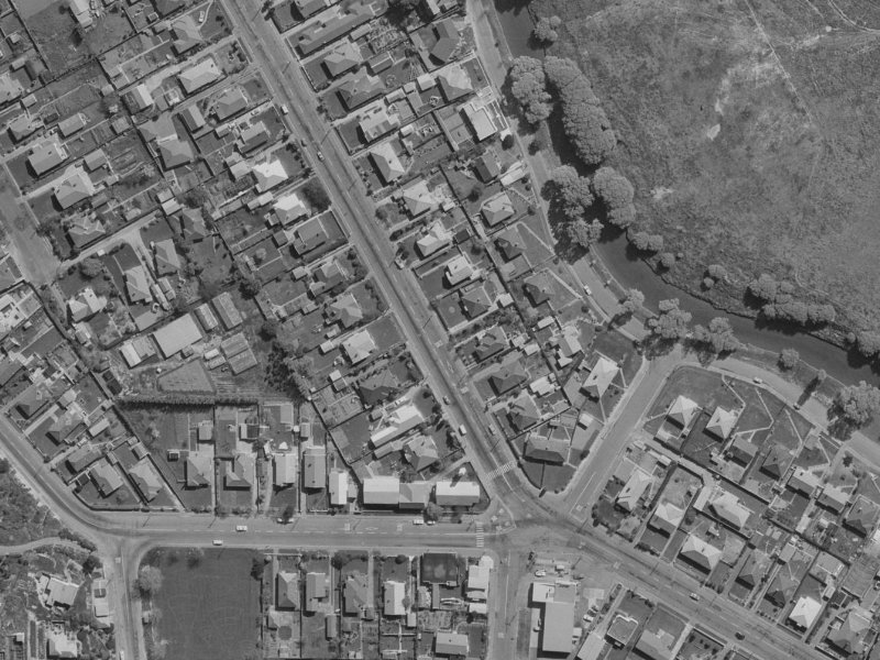 14 Wilsons Rd South from the air, 1970-1974