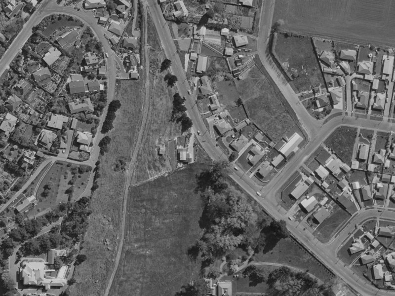 447 Port Hills Road from the air, 1970-1974