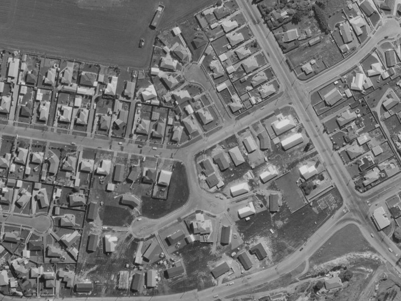 15 Brabourne Street from the air, 1970-1974
