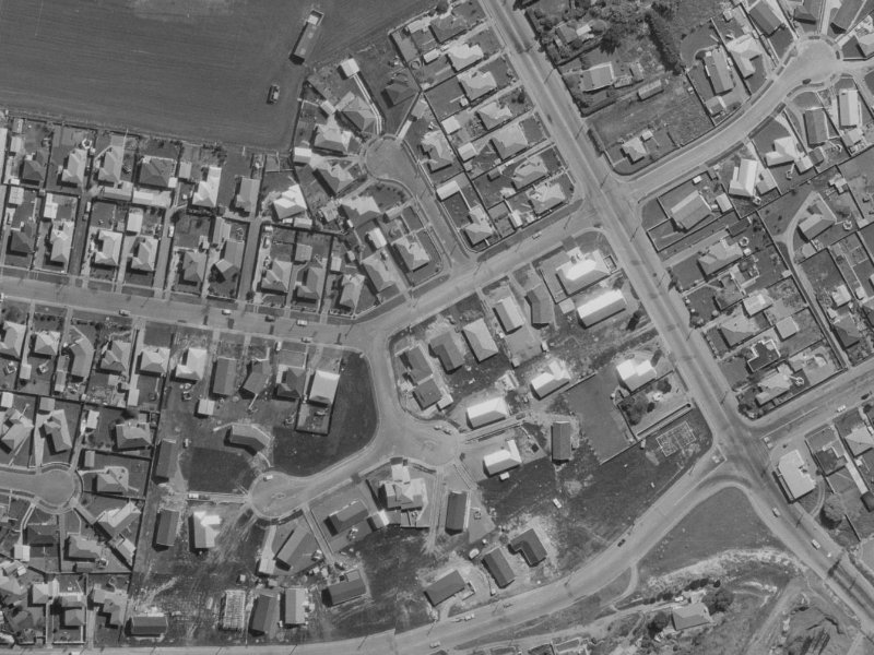 13 Brabourne Street from the air, 1970-1974