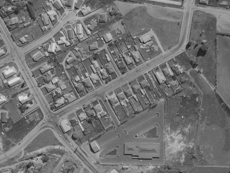 16 Curries Road from the air, 1970-1974