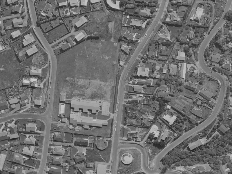 62 Major Hornbrook Road from the air, 1970-1974