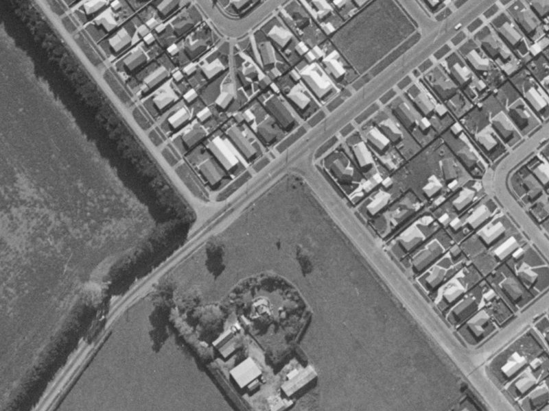 337 Hendersons Road from the air, 1970-1974