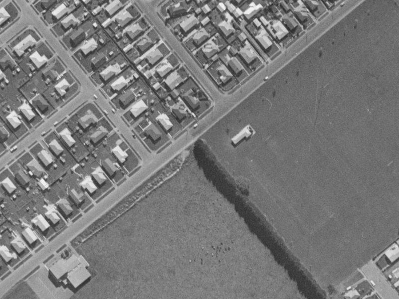 71 Mathers Road from the air, 1970-1974