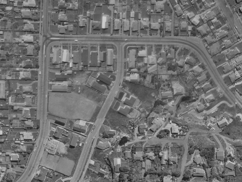 5A Parklands Drive from the air, 1970-1974