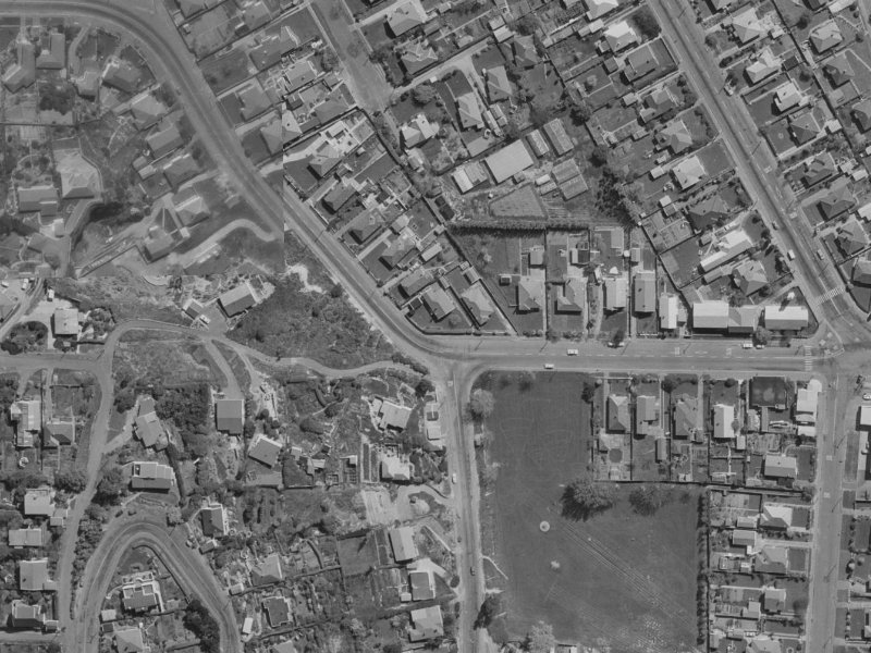 217 Centaurus Road from the air, 1970-1974