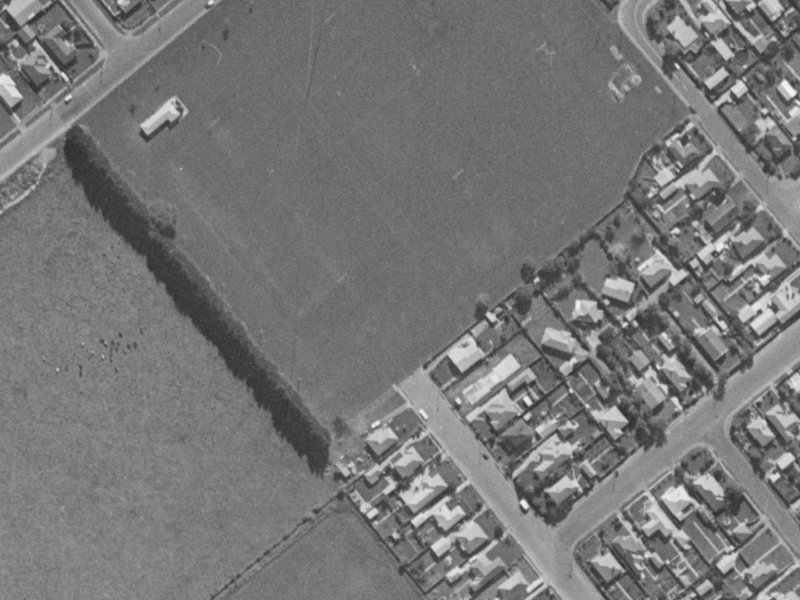 66 Victors Road from the air, 1970-1974