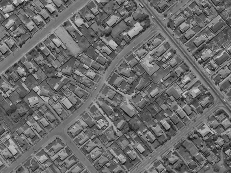 108 Stanbury Avenue from the air, 1970-1974