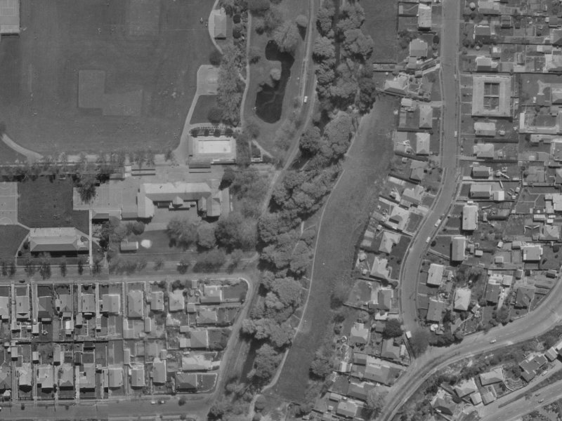 50 Palatine Terrace from the air, 1970-1974