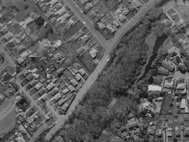 297C Ashgrove Terrace from the air, 1970-1974