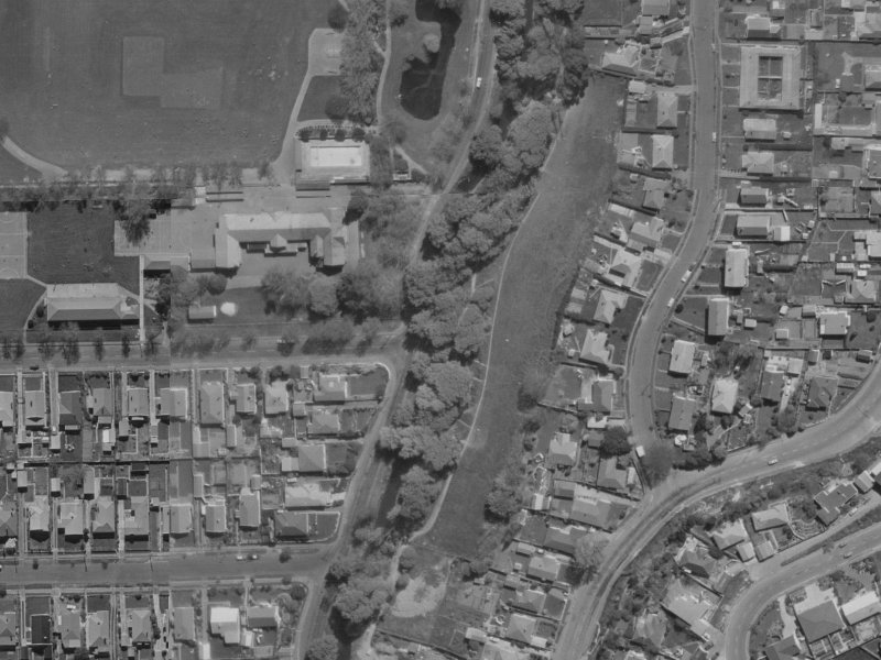 48 Palatine Terrace from the air, 1970-1974
