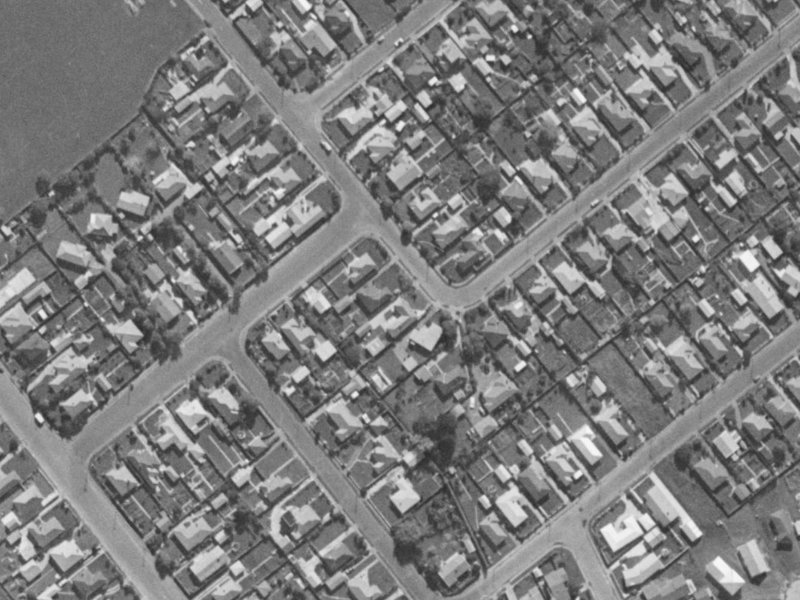 5A Kevin Street from the air, 1970-1974
