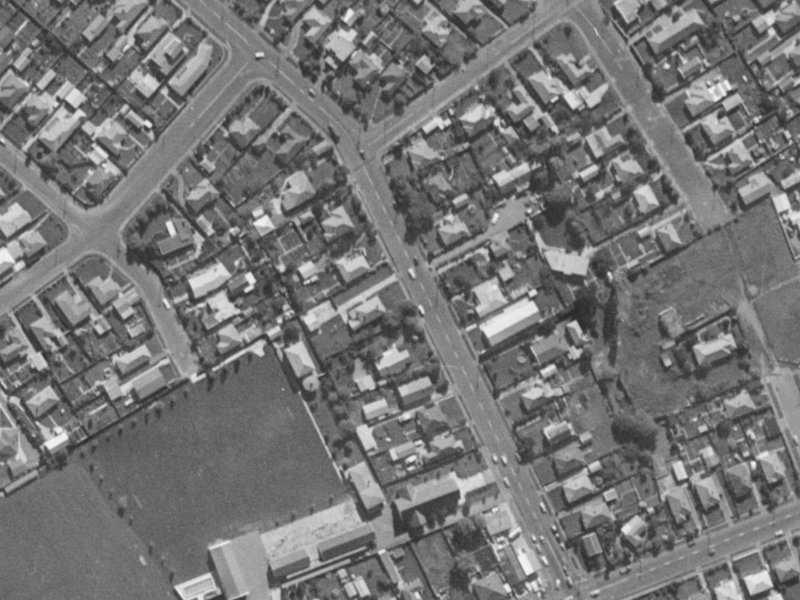 163A Hoon Hay Road from the air, 1970-1974