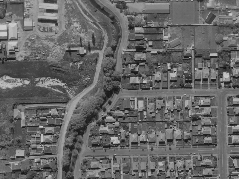 6 Sandwich Road from the air, 1970-1974