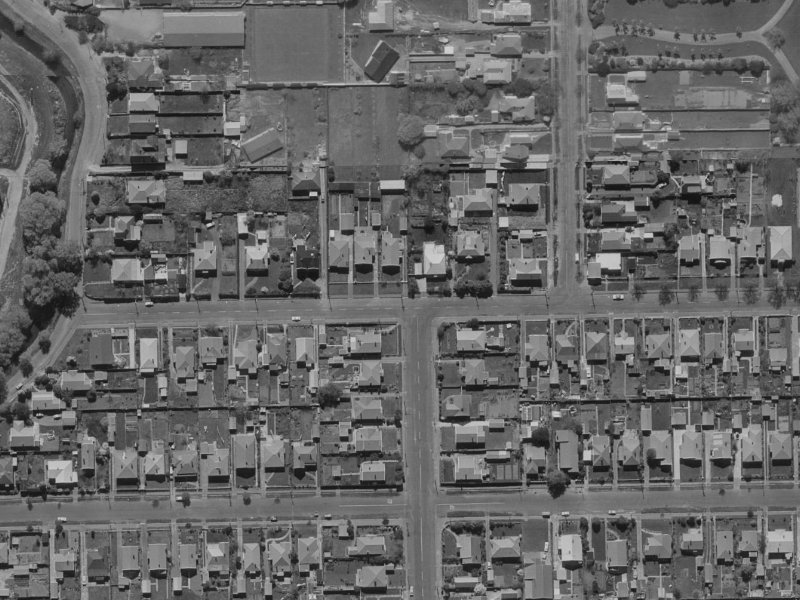 31C Sandwich Road from the air, 1970-1974