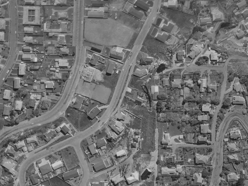 21 Parklands Drive from the air, 1970-1974