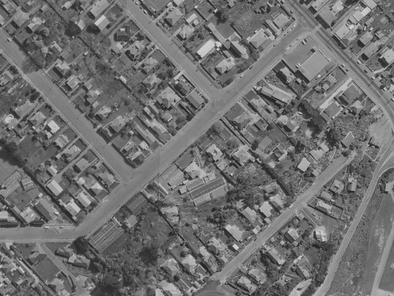 15A Augusta Street from the air, 1970-1974