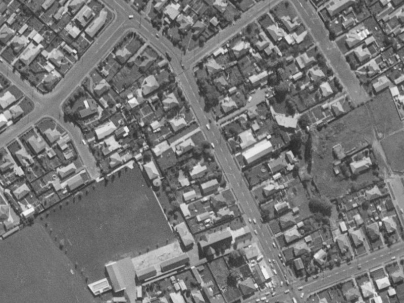 162 Hoon Hay Road from the air, 1970-1974
