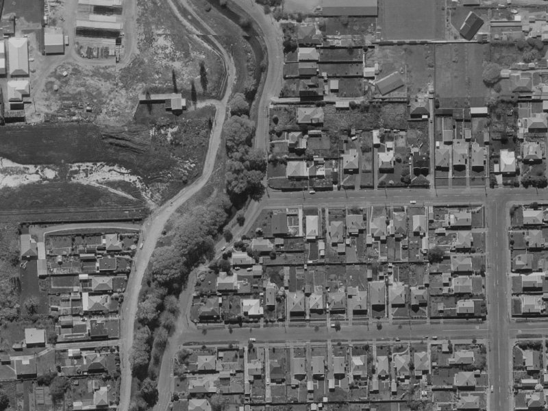 95 Waimea Terrace from the air, 1970-1974