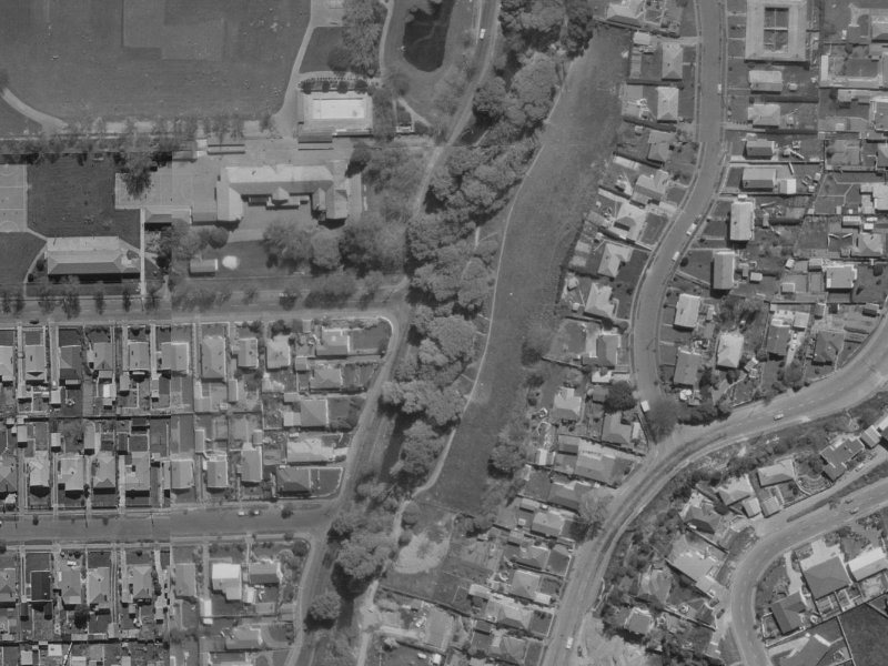 46 Palatine Terrace from the air, 1970-1974