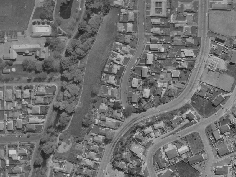 30 Kowhai Terrace from the air, 1970-1974