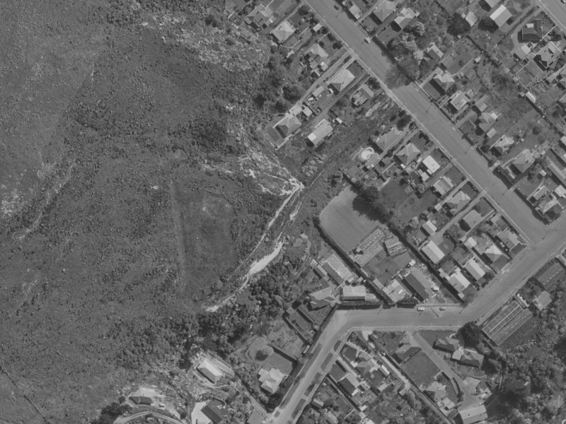 9 Egnot Heights from the air, 1970-1974
