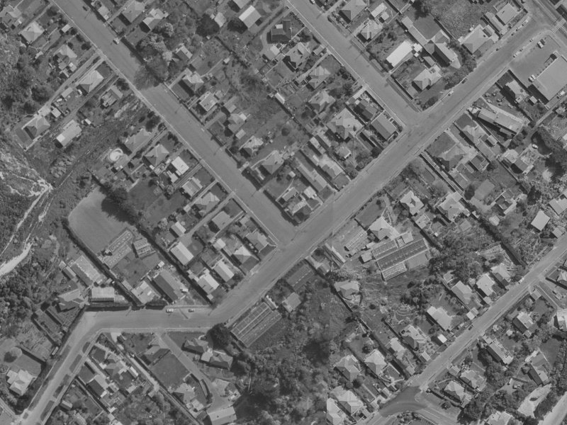 16 Augusta Street from the air, 1970-1974
