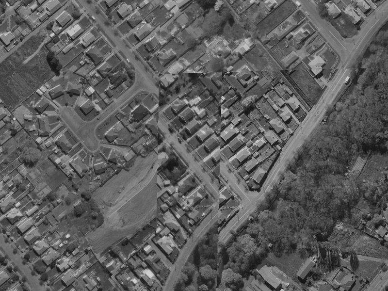 138 Studholme Street from the air, 1970-1974