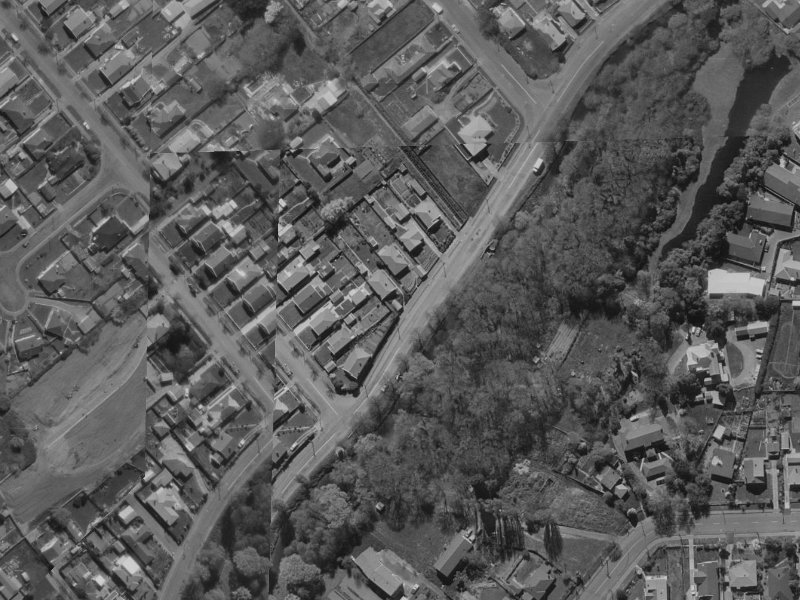 289 Ashgrove Terrace from the air, 1970-1974