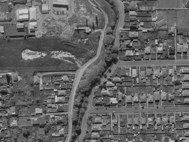 101 Waimea Terrace from the air, 1970-1974