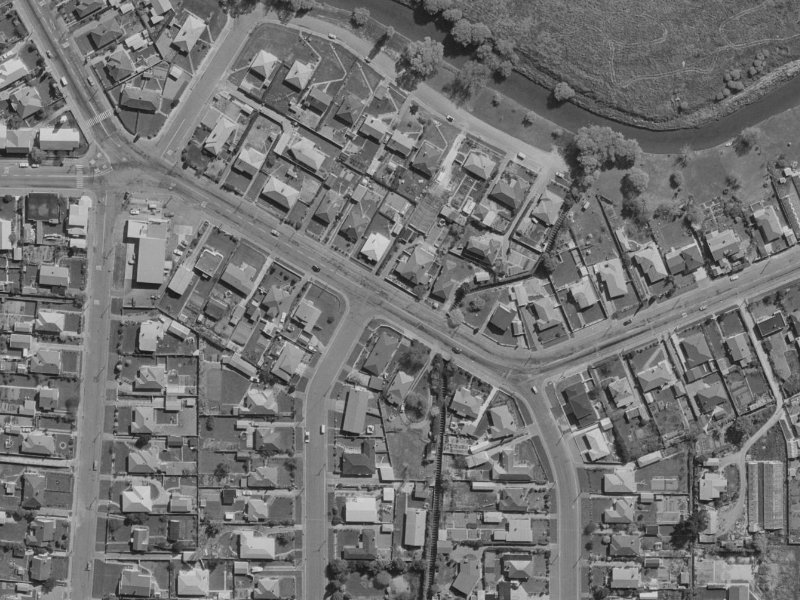 261 Centaurus Road from the air, 1970-1974