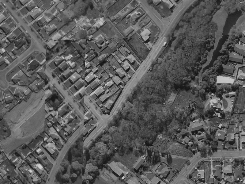 285 Ashgrove Terrace from the air, 1970-1974