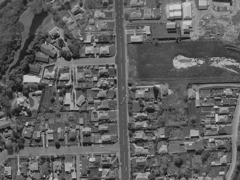 45 Colombo Street from the air, 1970-1974