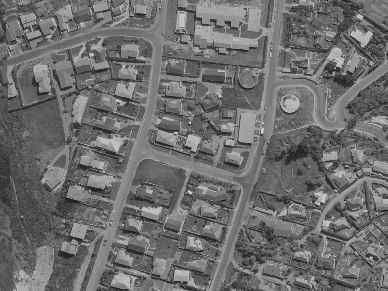 Freeman Street from the air, 1970-1974