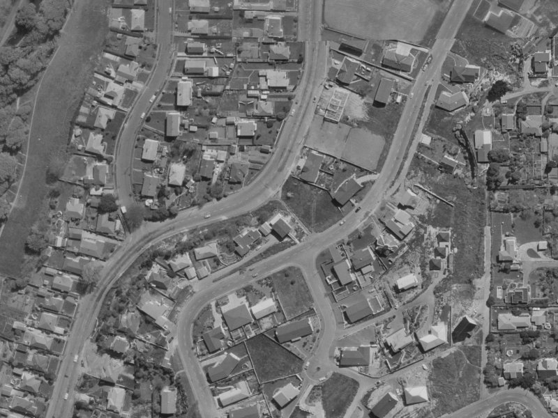 24 Parklands Drive from the air, 1970-1974