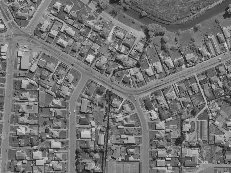 248-250 Centaurus Road from the air, 1970-1974
